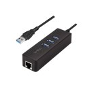 Logilink | USB 3.0 3-port Hub with Gigabit Ethernet | UA0173A