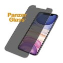 PanzerGlass | Screen protector - glass - with privacy filter | Apple iPhone 11, XR | Tempered glass | Transparent