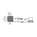 Peripheral sharing and hubs | Hub | Card reader | Ports Qty 3 | Black