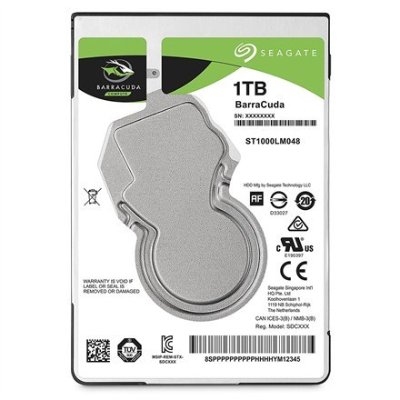 Seagate | BarraCuda | ST1000LM048 | 5400 RPM | 1000 GB | 128 MB