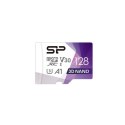 Silicon Power | Superior Pro | 128 GB | micro SDXC | Pamięć flash klasy 10 | z adapterem