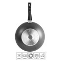 Stoneline | 19569 | Pan | Wok | Diameter 30 cm | Suitable for induction hob | Removable handle | Anthracite