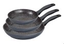 Stoneline | 6882 | Pan set of 3 | Frying | Diameter 16/20/24 cm | Suitable for induction hob | Fixed handle | Grey