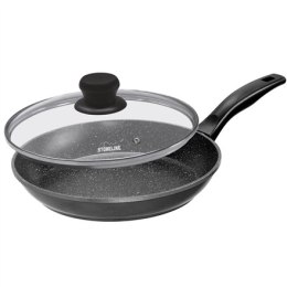 Stoneline | 7359 | Pan | Frying | Diameter 26 cm | Suitable for induction hob | Lid included | Fixed handle | Anthracite