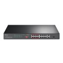 TP-LINK Switch TL-SL1218P Unmanaged, Rack Mountable, 10/100 Mbps (RJ-45) ports quantity 16, PoE+ ports quantity 16