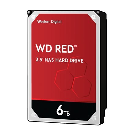 Western Digital | NAS Hard Drive | WD Red | 5400 RPM | 6000 GB