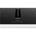 Bosch | PIE811B15E | Induction hob with built-in hood | Number of burners/cooking zones 4 | Touch | Timer | Black | Display