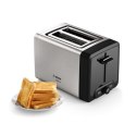 Bosch | TAT4P420 | DesignLine Toaster | Power 970 W | Number of slots 2 | Housing material Stainless Steel | Stainless steel/Bla