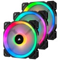 Corsair | LL Series Dual Light Loop RGB LED PWM Fan | LL120 RGB (pack of 3) | Case fan