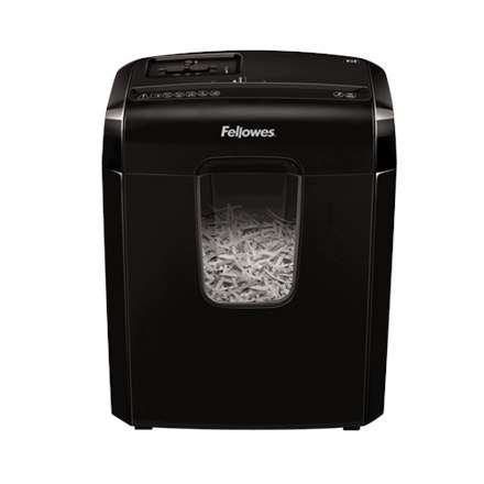 Fellowes Powershred | 6C | Cross-cut | Shredder | P-4 | T-4 | Credit cards | Paper clips | Paper | 11 litres | Black