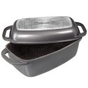 Stoneline | Roasting pot | 7947 | 2.7+5.6 L | Aluminium | Anthracite | Lid included | Pot