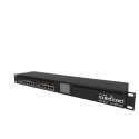 Mikrotik Wired Ethernet Router RB3011UiAS-RM, 1U Rackmount, Dual Core 1.4GHz CPU, 1GB RAM, 128 MB, 10xGigabit LAN, 1xSFP, 1xSeri