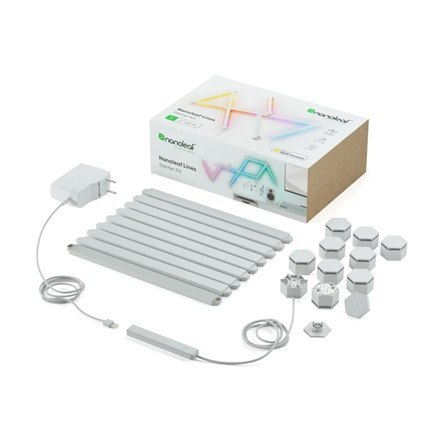 Nanoleaf Lines Starter Kit (9 panels) Nanoleaf | Lines Starter Kit (9 panels) | W | 16M+ colors