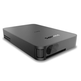 Philips GoPix 1 Mobile Projector, 854x480, 16:9, 600:1, Black