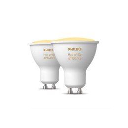 Philips Hue WA 4,3W GU10 2pcs pack Philips Hue | Hue WA 4.3W GU10, 2pcs pack | GU10 | 4.3 W | Warm White 2200-6500K | Bluetooth 