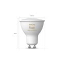 Philips Hue WA 4,3W GU10 2pcs pack Philips Hue | Hue WA 4.3W GU10, 2pcs pack | GU10 | 4.3 W | Warm White 2200-6500K | Bluetooth 