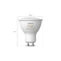 Philips Hue WCA 4,3W GU10 Philips Hue | Hue WCA 4.3W GU10 | GU10 | 4.3 W | RGBW 2000-6500K | Bluetooth and Zigbee