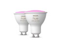 Philips Hue WCA 5.7W GU10, 2pcs pack Philips Hue | Hue WCA 5.7W GU10, 2pcs pack | W | W | White and coloured lights | Bluetooth 