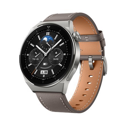 Huawei Watch GT | 3 Pro | Smart watch | Titanium | 46 mm | Black | Grey | Silver | Dustproof | Waterproof