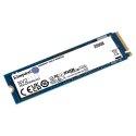 Kingston | SSD | NV2 | 250 GB | Format SSD M.2 2280 | Interfejs SSD PCIe 4.0 x4 NVMe | Prędkość odczytu 3000 MB/s | Prędkość zap