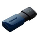 Kingston | USB 3.2 Flash Drive | DataTraveler Exodia M | 64 GB | USB 3.2 | Czarny/Niebieski