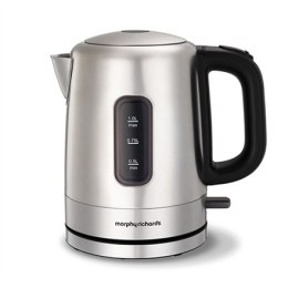 Morphy richards Accents Czajnik dzbankowy 101005 Elektryczny, 2200 W, 1 L, Szczotkowana stal nierdzewna, Podstawa obrotowa 360°