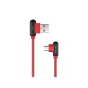 Natec | Kabel USB | Męski | 4-pinowy USB Typ A | Męski | Czarny | Czerwony | 5-pinowy Micro-USB Typ B | 1 m