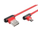 Natec | Kabel USB | Męski | 4-pinowy USB Typ A | Męski | Czarny | Czerwony | 5-pinowy Micro-USB Typ B | 1 m