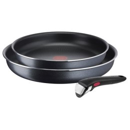 TEFAL | L1589132 Ingenio XL Force | Frypan set | Frying | Diameter 24/28 cm | Removable handle | Black