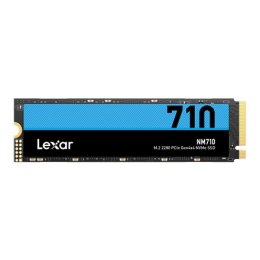 Lexar | M.2 NVMe SSD | NM710 | 500 GB | SSD form factor M.2 2280 | SSD interface PCIe Gen4x4 | Read speed 5000 MB/s | Write spee