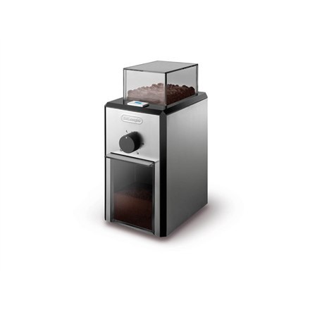 Młynek do kawy Delonghi | KG89 | 170 W | Pojemność na ziarna 120 g | Liczba filiżanek 12 szt. | Ze stali nierdzewnej