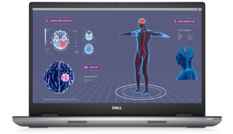 Dell Mobile Precision 7780 17.3-calowy Laptop z Procesorem Intel Core i7 i Kartą Graficzną NVIDIA RTX 3500 Ada 12 GB GDDR6, 32 G