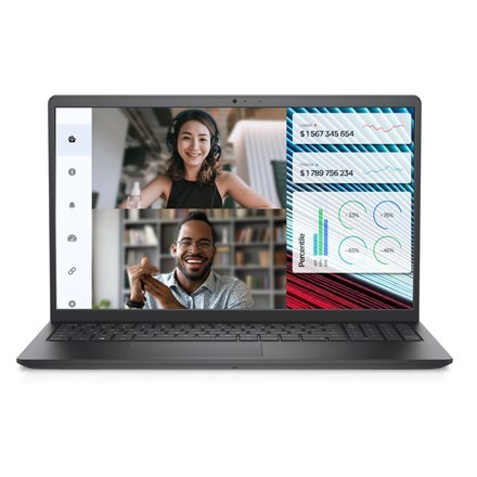 Dell | Vostro 15 3520 | Czarny | 15,6" | WVA | FHD | 1920 x 1080 | Matowa powłoka przeciwświetlna | Intel Core i3 | i3-1215U | S