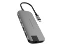 Hyper HyperDrive Universal USB-C 8-in-1 Hub w HDMI, MiniDP & 60 W PD Power Pass-Thru - Space Grey