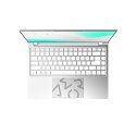 Laptop Gigabyte AERO 14 OLED w Kolorze Twilight Silver z Ekranem 14" QHD+ o Rozdzielczości 2880 x 1800 pikseli, Procesorem Intel