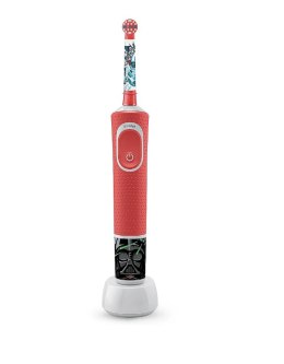 Oral-B Vitality 100 Star Wars Szczoteczka Elektryczna Dla Dzieci, Ładuje, 1 Głowica, 1 Tryb, Czerwona