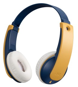 Słuchawki Bluetooth JVC HAKD10WYE dla dzieci, nauszne, żółto-niebieskie, waga 110 g, czas odtwarzania 16 h