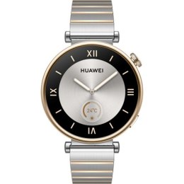 Smartwatch Huawei Watch GT 4 ze stali nierdzewnej, 41 mm, kolor srebrny, odporny na kurz i wodę