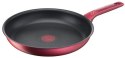 TEFAL | G2730572 Daily Chef | Patelnia | Smażenie | Średnica 26 cm | Do płyt indukcyjnych | Uchwyt stały | Czerwona