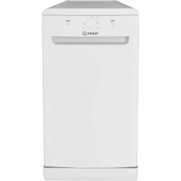 Indesit DF9E 1B10 Dishwasher, Free standing, F, Width 45 cm, 9 place settings, White