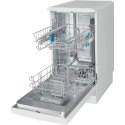 Indesit DF9E 1B10 Dishwasher, Free standing, F, Width 45 cm, 9 place settings, White