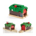 KO | Train Garage Game | 4080301-0150 | Green | Wooden