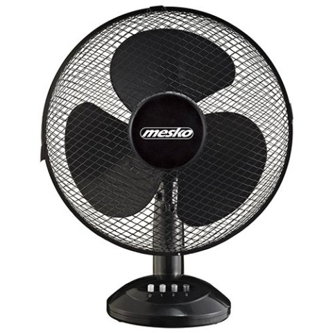 Mesko | Fan | MS 7310 | Table Fan | Black | Diameter 40 cm | Number of speeds 3 | Oscillation | 45 W | No