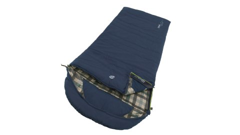 Outwell Camper Lux Sleeping Bag, Right Zipper, Blue