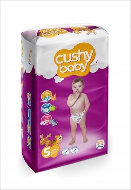 Pieluszki jednorazowe Cushy Baby rozmiar 5, 52 szt.