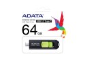 ADATA | FlashDrive | UC300 | 64 GB | USB 3.2 Gen 1 | Czarny