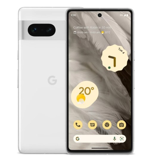 Google | Pixel 7 | Snow | 6.3 " | AMOLED | 1080 x 2400 | Google Tensor G2 (5 nm) | Internal RAM 8 GB | 128 GB | Dual SIM | Nano-