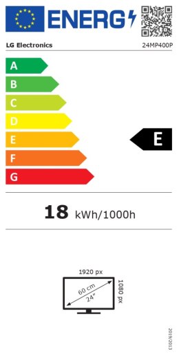 LG | Monitor | 24MP400P-B | 23.8 