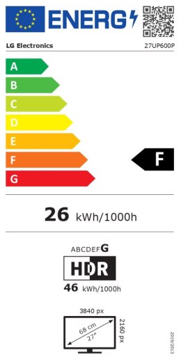 LG | Monitor | 27UP600P-W.AEU | 27 