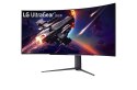 LG | UltraGear Curved OLED Gaming Monitor | 45GR95QE-B | 45 " | WQHD | 21:9 | 240 Hz | 0.03 ms | 3440 x 1440 | HDMI ports quanti